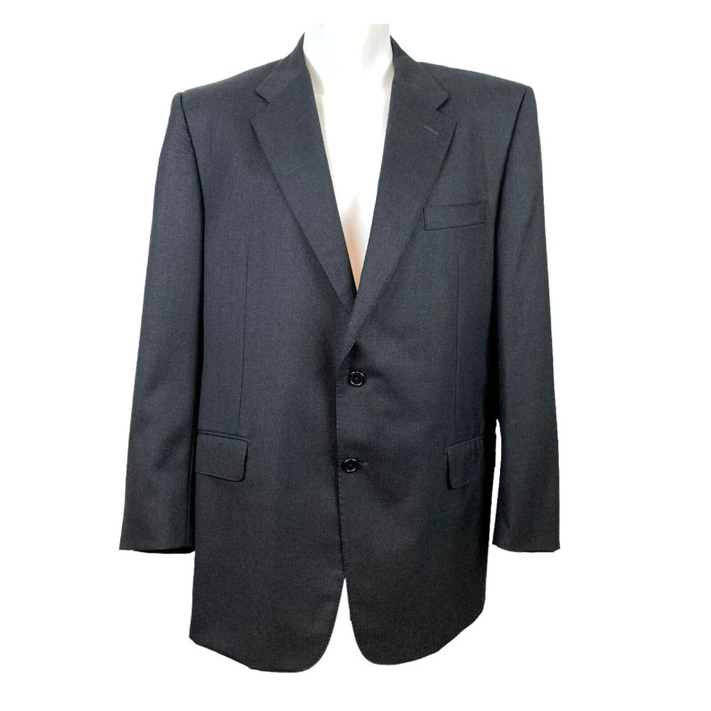 HICKEY FREEMAN LORO PIANA 46R Madison Worsted Wool Suit Jacket Sport Coat 130's